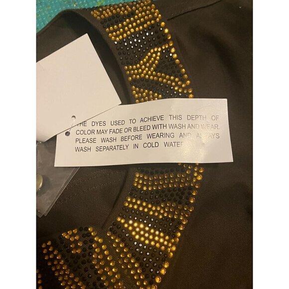 Quacker Factory Animal Print Jacket 3X Blazer Resort Cruise Maximalist Bling - Picture 9 of 9